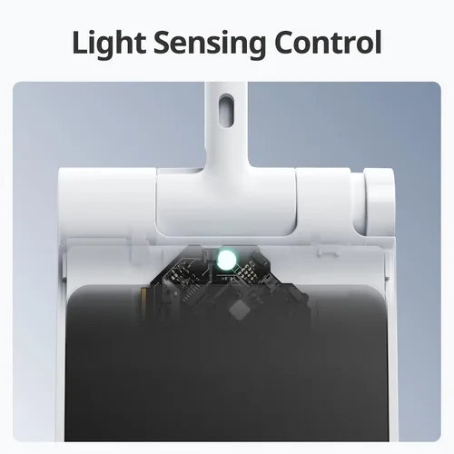 Vista 6 de SwitchBot Cargador de panel solar para cortina 3 - Mejora de rendimiento, fácil de usar, admite carga con poca luz, panel solar inteligente