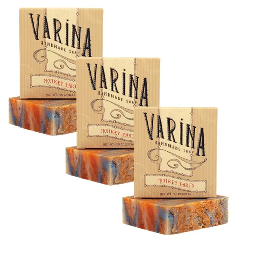 Vista 9 de Varina Jabón en barra de aloe natural 1 variedad – Limpieza suave para pieles sensibles, afrutado – Paquete de 5 – Experimenta una piel sana