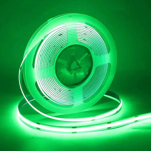 Vista 16 de COB - Tira de luces LED, 1.6 ft/1.6 pies, flexible, flexible, flexible, flexible, tira de luces LED COB DC 5V 320 LEDs/m, blanco cálido, 3000 K