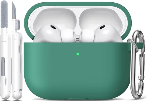 Vista 50 de R-fun for AirPods 2nd/1st Case Silicone Cover, Banana Violet Violeta plátano