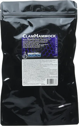 Vista 2 de Brightwell Aquatics ClamHammock Tridacnid plataforma de descanso de almejas, 1 unidad