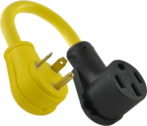 Vista 8 de Conntek Adaptador de cable de autocaravana RV de 15 amperios a 30 amperios