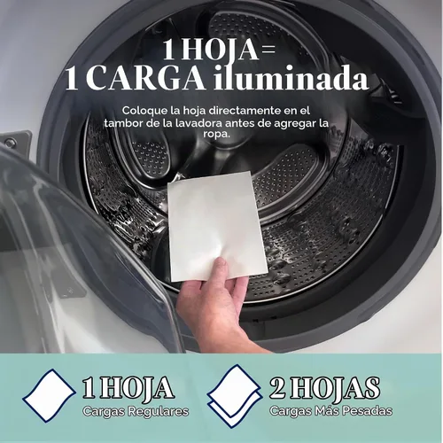 Vista 4 de Cleancult Hojas de detergente para ropa – Caja resellable – 3 enzimas que combaten las manchas – Sin fragancia – 60 cargas – Libre de productos