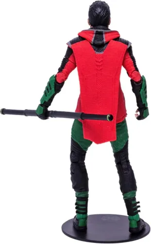 Vista 3 de McFarlane Toys DC Multiverse Robin (Gotham Knights) Figura de acción de 7 pulgadas con accesorios