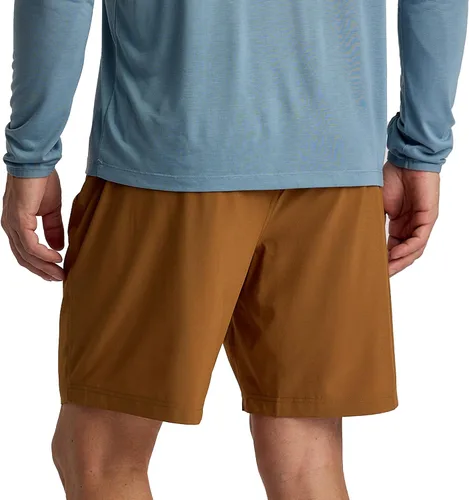 Vista 8 de Free Fly Pantalones cortos Breeze para hombre, entrepierna de 8 pulgadas, de secado rápido, ligeros, con protección solar UPF 50+