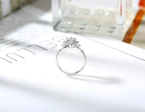 Vista 3 de Sucrun Sailor Moon - Anillo de meditación hermoso guardián, Plata, Circonita.