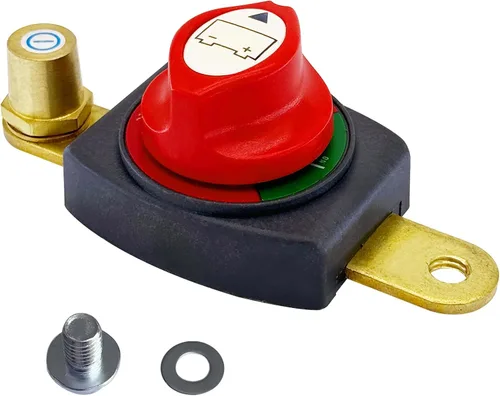 Vista 15 de Ampper Interruptor de Desconexión de Batería de Poste Lateral 12V - 48V, Interruptor de Batería Marina Desconectar Corte de Energía para Automóvil