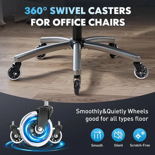 Vista 6 de MALOL Sillas ergonómicas de oficina ejecutivas de respaldo alto, silla de computadora resistente con soporte lumbar, brazos abatibles y tapicería