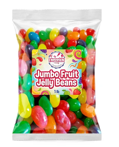 Vista 3 de Gomitas de frutas surtidas de 1 libra a granel Jumbo Extra Grande Chewy
