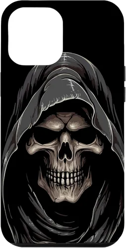 Vista 26 de Carcasa con capucha de fantasma de calavera para iPhone 17