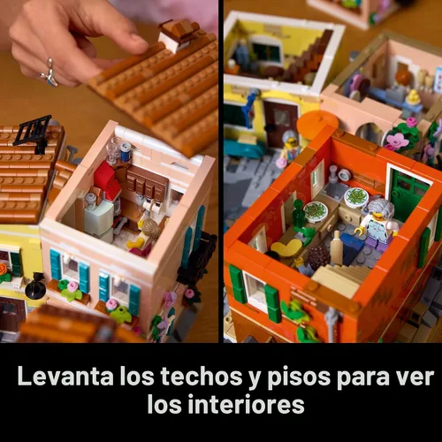 Vista 4 de LEGO Ideas Italian Riviera - Juego de construcción para adultos – Decoración para el hogar y la oficina para hombres y mujeres a partir de 18 años