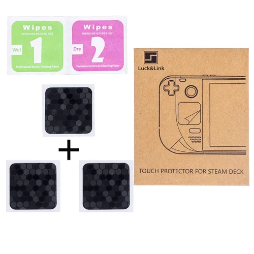 Vista 75 de Touchpad Protector Steam Deck, Touch Pads and Back Buttons Protective Skin Texture Sticker for steam Deck OLED&LCD Touch Trackpads, High end