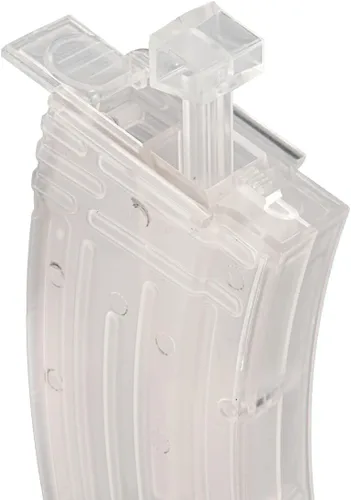 Vista 3 de GoldenBall 500 Ronda AK Cargador Airsoft Speedloader (Color: Transparente)