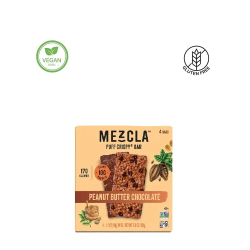 Vista 10 de Mezcla, Barra de proteína de pretzel de chocolate Sgl 1.4 onzas