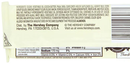 Vista 4 de HERSHEY'S Cookies 'n' Creme - Barra de caramelo, tamaño King (paquete de 18)