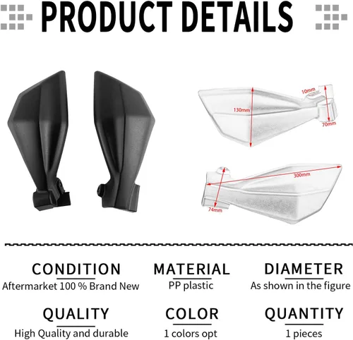 Vista 3 de Protector de mano para manillar Versys-X300 X250 X 300 250 2017-2025
