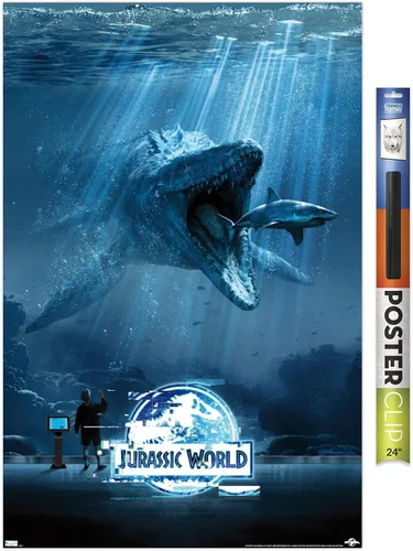 Vista 14 de Trends International Jurassic World - Póster de pared de agua, 14.725 x 22.375 pulgadas, versión premium sin marco
