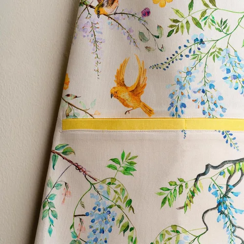 Vista 1163 de Maison d' Hermine Delantales para mujer con bolsillo, 100% algodón (27.50 x 31.50 pulgadas)