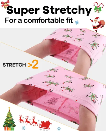 Vista 3 de DAUGHTER QUEEN Pijamas para niñas de 4 piezas, 100% algodón, talla 18 meses-12 años