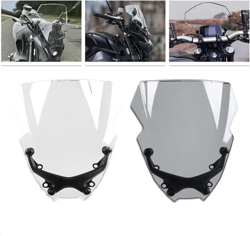 Vista 5 de Parabrisas para MT-09 para FZ-09 para MT09 para MT09 para FZ09 para SP para MT para FZ 09 2021 2022 2023 Accesorios de motocicleta, deflectores
