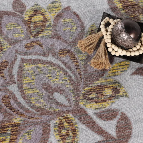 Vista 6 de Superior 's Designer - Alfombra antideslizante Jezabel de alta calidad, impresa digitalmente de alta calidad, bajo mantenimiento, asequible y a