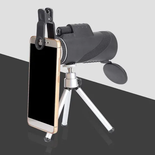 Vista 5 de Monocular Telescope 40×60 High Power Monocular Telescope with Smartphone Adapter Tripod for Birdwatching Hiking Camping