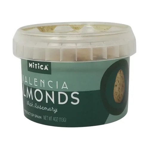 Vista 2 de Mitica Almendras Valencia con Romero Preenvasadas, 4 OZ