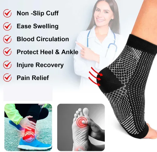 Vista 2 de Calcetines de compresión Comprex, tobilleras Comprex para usar para dormir