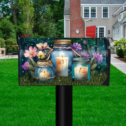 Vista 3 de Briarwood Lane Funda para buzón Be a Light Jars