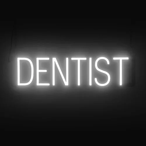 Vista 17 de SpellBrite LED Neon ER Sign for Business - Blue, 9" x 6" Azul