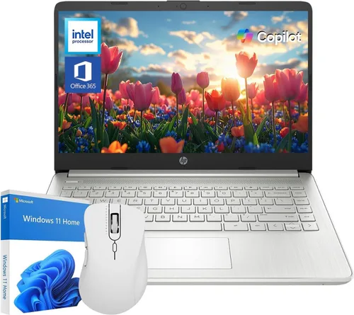 Vista 10 de HP OmniBook 3 16 pulgadas 2K nuevo modelo portátil con Microsoft 365, Qualcomm 8-Core CPU para Copilot+, 16 GB de RAM, 512 GB SSD, teclado Negro