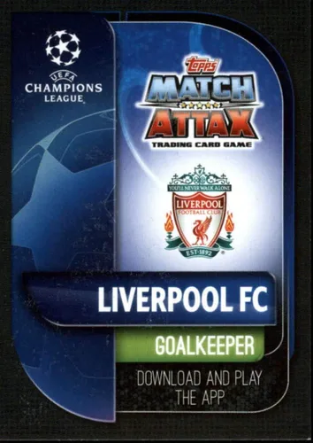 Vista 2 de 2019-20 Topps UEFA Champions League Match Attax Record Holder #RH2 Alisson Becker Liverpool FC Oficial Futbol Soccer Juego de cartas de intercambio