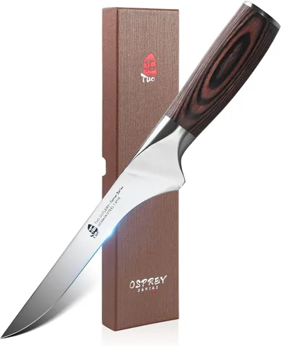 Vista 12 de TUO Kiritsuke - Cuchillo de chef de 8.5 pulgadas, cuchillo de chef Kiritsuke para carne y verduras, cuchillos de cocina japoneses - Acero inoxidable