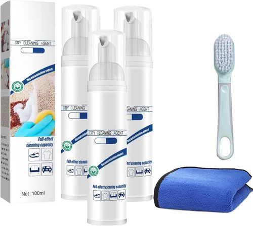 Vista 9 de Limpiador de espuma seca, limpiador de espuma seca, descontaminación, detergente de limpieza rápida, limpiador de espuma súper mágico para eliminar