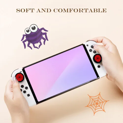 Vista 33 de PERFECTSIGHT Juego de 4 fundas para palanca de mando para Switch Lite/OLED, para Nintendo Switch, para Switch Lite/OLED, cubierta de botón analógica