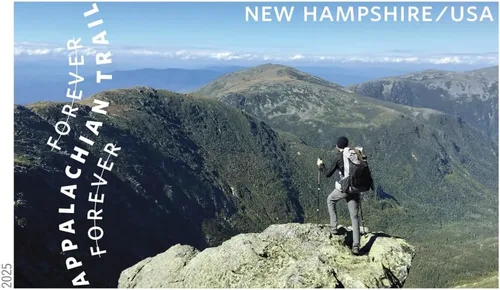 Vista 5 de The Appalachian Trail 2025 (hoja de 15) Sellos postales de correo de primera clase para siempre