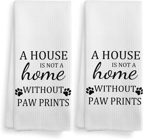 Vista 24 de Basset Hound Dog - Juego de 2 toallas de cocina y paños de cocina, decoración de perro, regalos de Basset Hound para mujeres, 16 x 24 pulgadas
