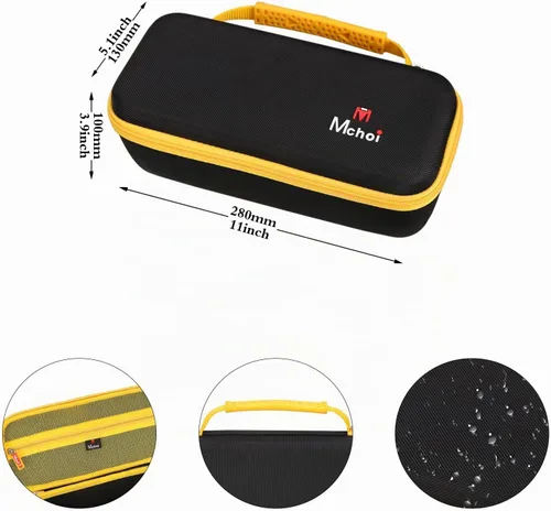 Vista 8 de Estuche rígido adecuado para DEWALT DCF850B/ DCF870B/ DCF923B 20V inalámbrico sin escobillas compacto 1/4 pulgadas, solo funda