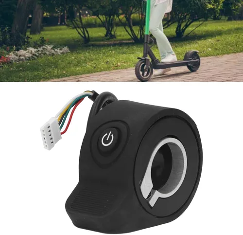 Vista 4 de SYH&AQYE Acelerador de pulgar para scooter eléctrico, acelerador de dedo de control de velocidad de alta sensibilidad, accesorios de acelerador