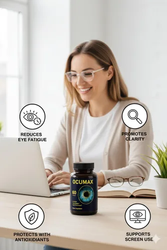 Vista 3 de Oculux Cápsulas – Oficial Avanzado Apoyo a la Salud Ojo Máxima Fuerza, Suplemento Natural para Revisiones de Apoyo a la Salud General y Bienestar