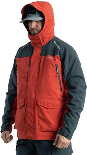 Vista 9 de Whitewater Great Lakes - Chaqueta de pesca impermeable y resistente al viento con nailon Ripstop