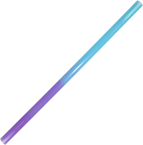 Vista 2 de Juego de 24 pajitas de plástico reutilizables que cambian de color, multicolor, ecológicas y sin BPA, fabricadas en Estados Unidos