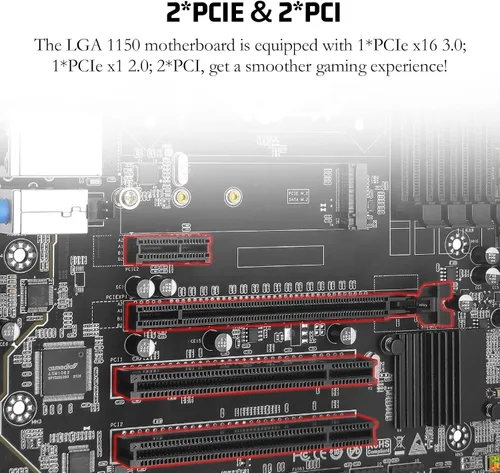 Vista 4 de B85M PRO LGA 1150 Placa base para procesadores Intel 4ª Gen Core i7 i5 i3/Pentium/Celeron Series