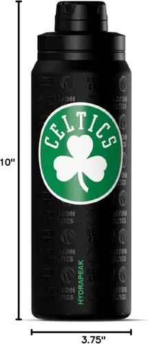 Vista 7 de Hydrapeak x NBA Botella de agua activa con licencia oficial Boston Celtics de 26 onzas con tapa chug y asa, reutilizable, acero inoxidable, doble
