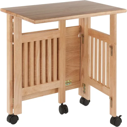 Vista 7 de Winsome Mission 81628 - Soporte de madera para impresora móvil (2 estantes, color marrón)