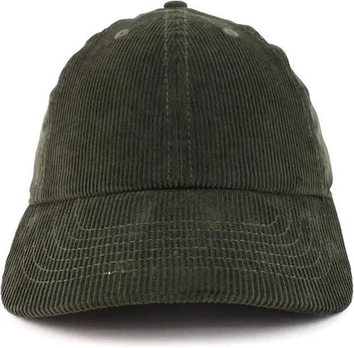 Vista 2 de Trendy Apparel Shop Gorra de béisbol de pana de algodón sin estructurar