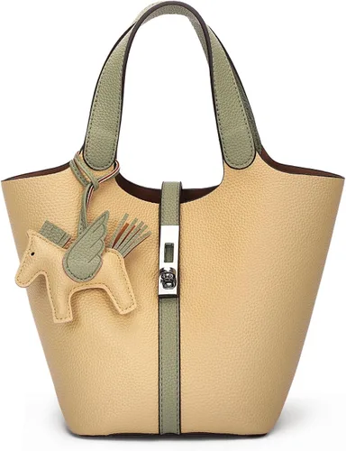 Vista 53 de Bolso de mano para mujer, de piel vegana, bolso de mano con asa superior, bolso de hombro con bolso pequeño desmontable