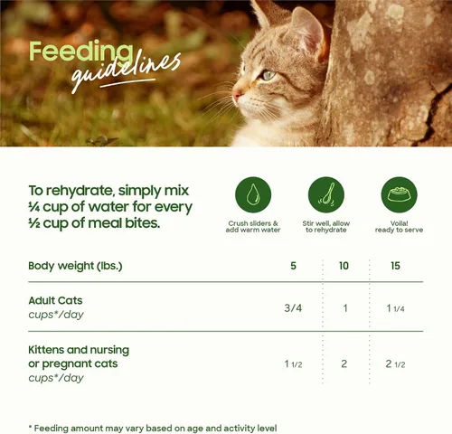 Vista 7 de smallbatch Alimento crudo liofilizado para gatos, bocados de alimentos estables en conservación, receta de carne, comida o adorno alto en proteínas