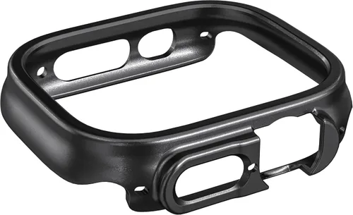 Vista 6 de Funda rígida de policarbonato compatible con Apple Watch Ultra 3/2/1 de 1.732 pulgadas, resistente a impactos, a prueba de golpes, con borde