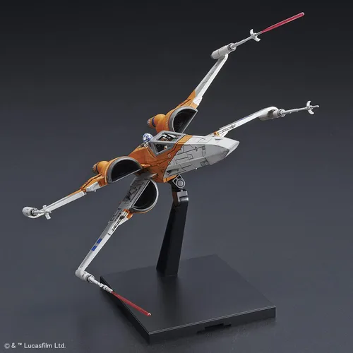 Vista 4 de Bandai Hobby - Star Wars - Poe's X-Wing Fighter (Rise of Skywalker Ver.) Kit de plástico modelo 1/72